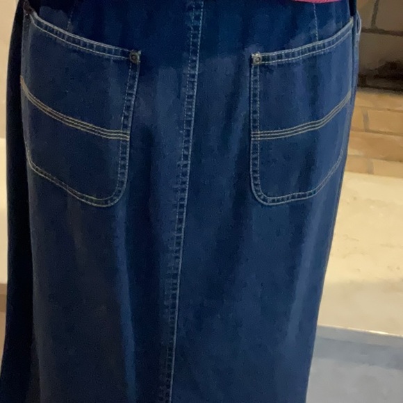 LONG PENCIL DENIM SKIRT-SIZE 12. NEW. - Picture 5 of 8